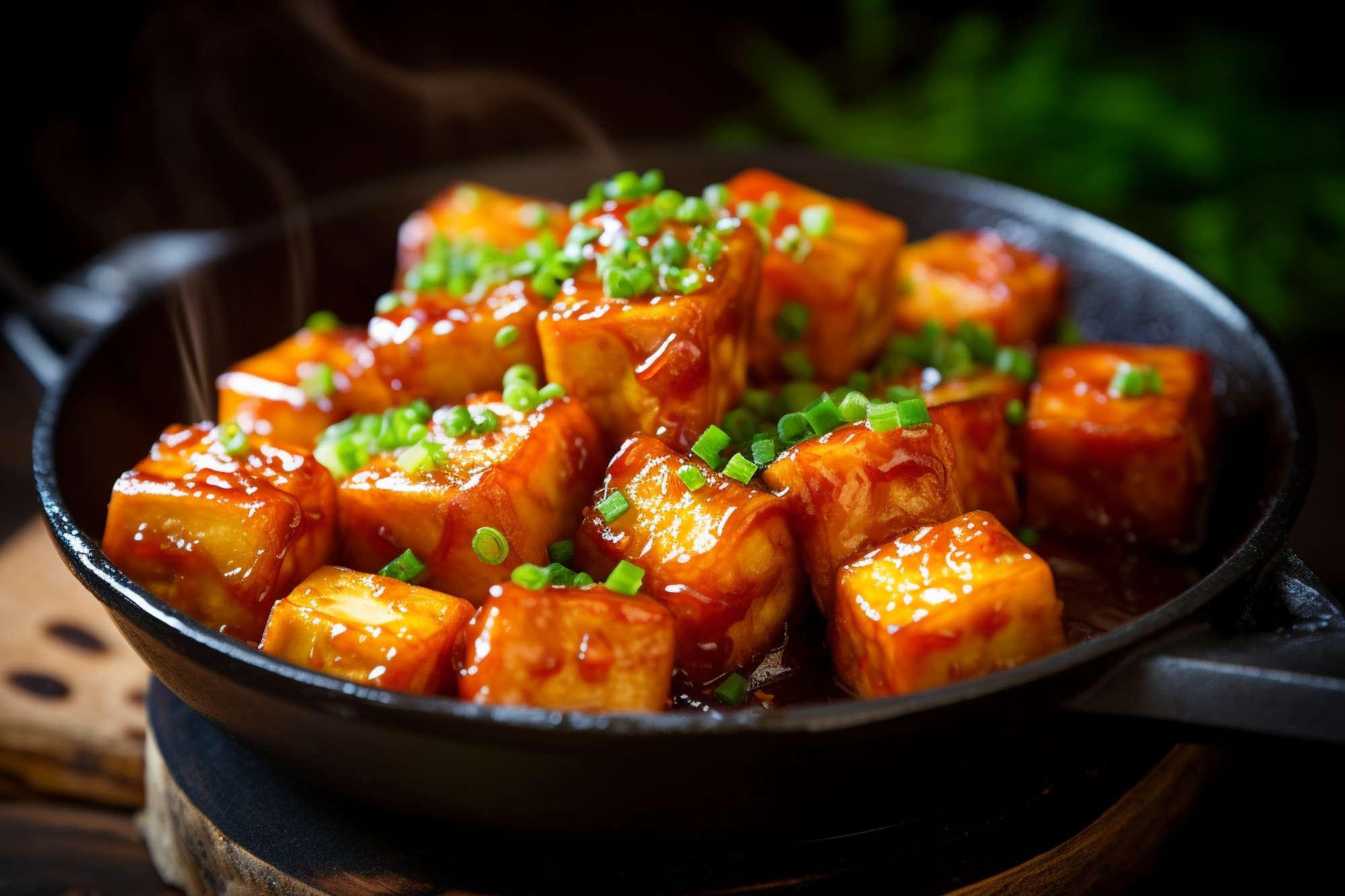 Szechuan Tofu, healthy vegetarian recipe