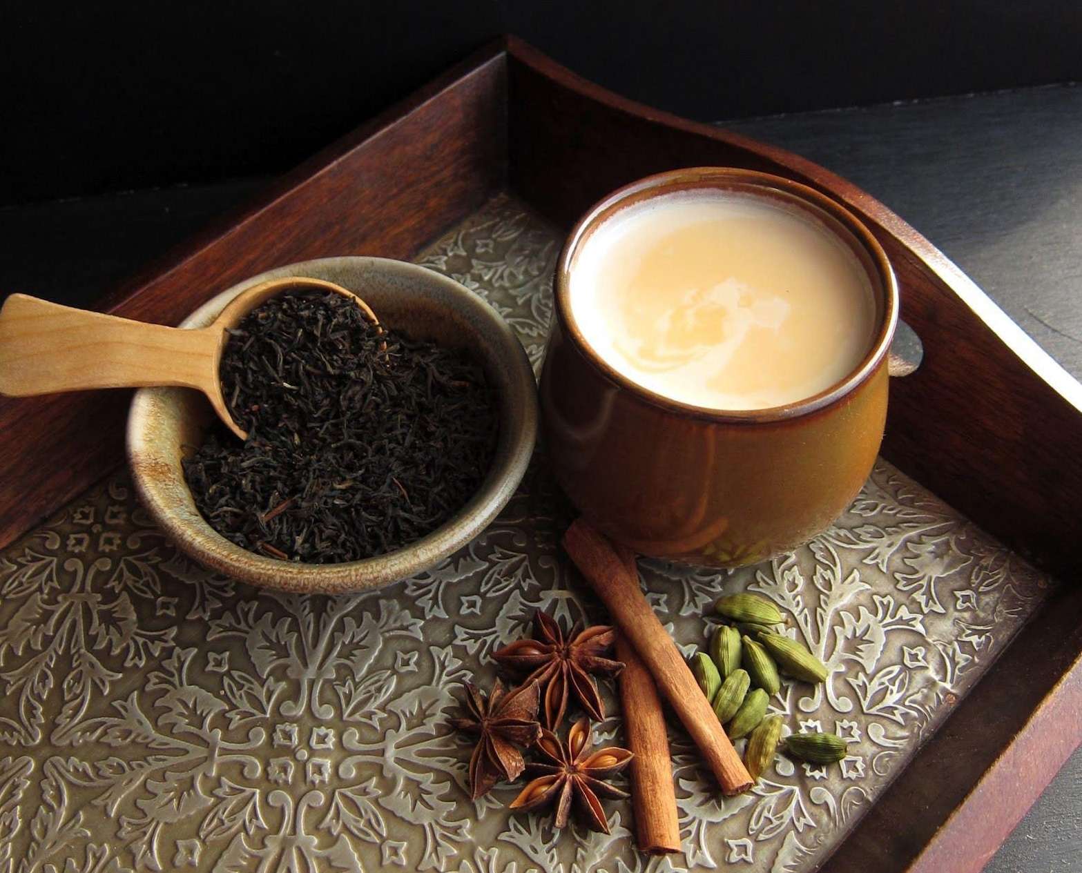 Masala Tea, a Indian traditional milk tea
